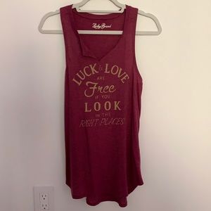Lucky Brand Tank Top // Small